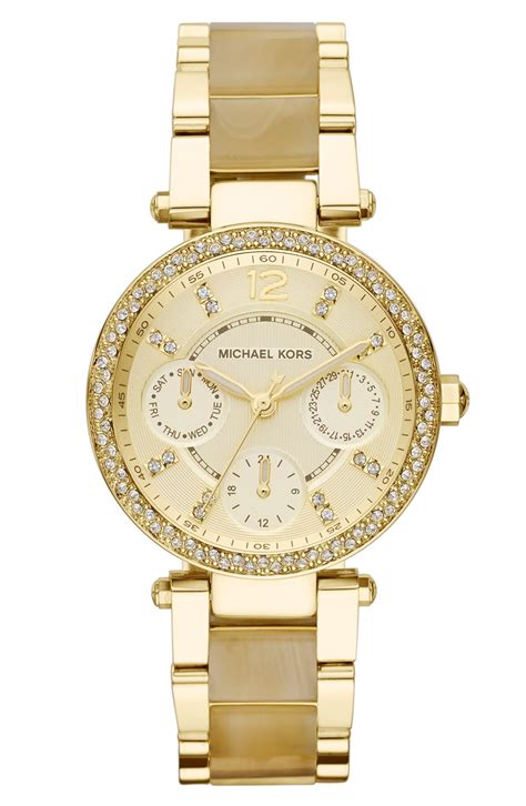 michael kors mini parker watch reviews|Michael Kors women's parker watch.